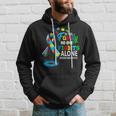 In This Family Nobody Fights Alone Blue Autism Awareness Hoodie Gifts for Him
