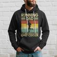 Father's Day Running Dad Just Like A Regular Dad Only Cooler Hoodie Gifts for Him