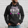 Female Athlete Judge By Achievement Not Gender Fun Hoodie Gifts for Him