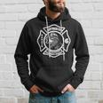 Feuerwehr Schildkröte Feuerwache 6 Nur Rücken Hoodie Geschenke für Ihn