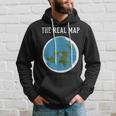 Flat Earther Flat Earth Map Hoodie Gifts for Him