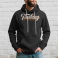 Flushing Queens Cool Retro Nyc Script Hoodie Gifts for Him