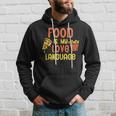 Food Is My Love Language Fast Food Hoodie Gifts for Him