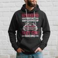 Weekend Forecast Slot Car Racing Hoodie Gifts for Him