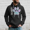 Fun Dog Agility Dog Agility Word Cloud Paw Shape Hoodie Gifts for Him