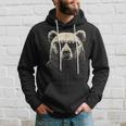 Bear Cool Stencil Punk Rock Hoodie Gifts for Him
