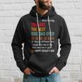 Happy Fathers Day From Dog Treats To Dad Quote Hoodie Gifts for Him