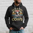 I'm Just A Girl Who Loves Cows Cow Farmer Farm Hoodie Gifts for Him