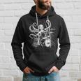 Octopus Playing Drums Drummer Musician Band Drumming Hoodie Gifts for Him