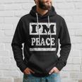 I Come In Peace I'm Peace Matching Couples Costume Hoodie Gifts for Him