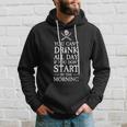 Pirate You Can't Drink All Day Gasparilla Hoodie Gifts for Him