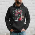 Santa North Pole Ugly Christmas Pole Dancer Santa Hoodie Gifts for Him