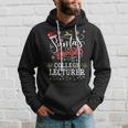 Santa's Favorite College Lecturer Christmas Party Hoodie Gifts for Him