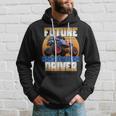 Future Monster Truck Driver Boy's Monster Truck Hoodie Gifts for Him