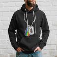 Gay Pride Flag Lgbt Military Dog Tag Hoodie Gifts for Him