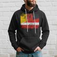 Germany Latvia Flags Half Latvian German Roots Vintage Hoodie Gifts for Him