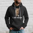 I Go Meow Lustige Singende Katze Meme Silly Cat Goes Meow Kapuzenpullover Geschenke für Ihn