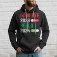 Goodbye 2023 Hello 2024 Happy New Year 2024 Party Family Hoodie Gifts for Him