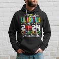 Graduation Proud Lil Brother Of A 2024 Kindergarten Graduate Hoodie Gifts for Him