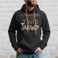 Grandpa Of The Two Wild Animal Safari 2Nd Birthday Theme Hoodie Gifts for Him