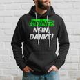 Green Nein Danke Statungnahme Hoodie Geschenke für Ihn