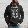 Grip Hit Pin Arm Wrestling Strength Hoodie Gifts for Him