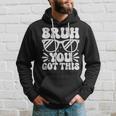 Groovy Bruh You Got This Testing Day Rock The Test Boys Mens Hoodie Gifts for Him