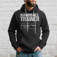 Handball Trainer Handball Trainer Hoodie Geschenke für Ihn