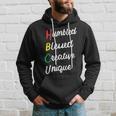 Hbcu African Humbled Blessed Creative Unique Black Pride Hoodie Gifts for Him