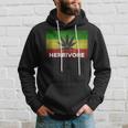 Herbivore Pun Marijuana Weed Cannabis Leaf Jamaican Hoodie Gifts for Him