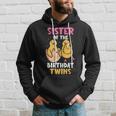 Hermana De Las Gemelas De Cumpleaños Bonito Gemelos Celebre Sudadera Regalos para él