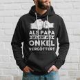 Herren Als Papa Geliebt Als Onkelergöttert Papa Onkel Kapuzenpullover Geschenke für Ihn