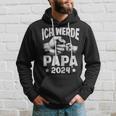 Herren Ich Werde Papa 2024 Schwangerschaft Ich Werde Baldater Kapuzenpullover Geschenke für Ihn