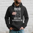 Hier Dir Ist Was Untergefen Black Hoodie Geschenke für Ihn