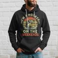 Hooker On Weekend Dirty Adult Humor Bass Dad Fishing Hoodie Gifts for Him