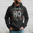 Where My Ho's At Ho Matching Couple Christmas Ugly Hoodie Gifts for Him