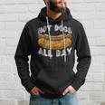 Hot Dog Adult Vintage Hot Dogs All Day Hoodie Gifts for Him