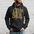 Ich Gehe Jetzt Bier Black S Hoodie Geschenke für Ihn