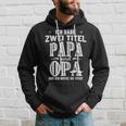 Ich Habe Zwei Titel Papa & Opa Father's Day Grand S Hoodie Geschenke für Ihn