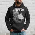 I'm A Grumpy Old Veteran Fathers Day Papa Veterans Day Hoodie Gifts for Him