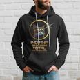 Indiana Total Solar Eclipse Cat Lover Wachers April 8Th 2024 Hoodie Gifts for Him
