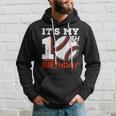 It's My 10Th Birthday Baseball Player 10 Years Old Boys Bday Hoodie Gifts for Him