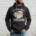 It's The Most Wonderful Time For A Beer Christmas Santa Hoodie Gifts for Him