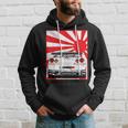 Jdm Drifting Car Race Japanese Sun Street Racing Automotive Hoodie Gifts for Him