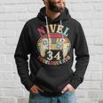Jugador Nivel 34 Desbloqueado Cumpleaños Gaming Sudadera Regalos para él