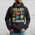 Just A Boy Who Loves Planets Solar System Space Science Hoodie Gifts for Him