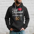 Just Married 70 Years Ago Couple 70Th Anniversary Hoodie Gifts for Him