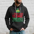Just Like To Smile Smiling's My Favorite Elf Christmas Hoodie Gifts for Him