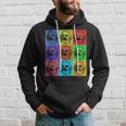 Karl Marx Pop Art Portrait Revolutionaries Retro Vintage Hoodie Geschenke für Ihn