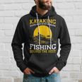 Kayaking Canoeing Kayak Angler Fishing Hoodie Gifts for Him